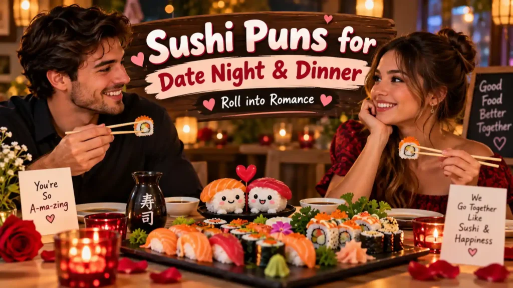 Sushi Puns for Date Night & Dinner
