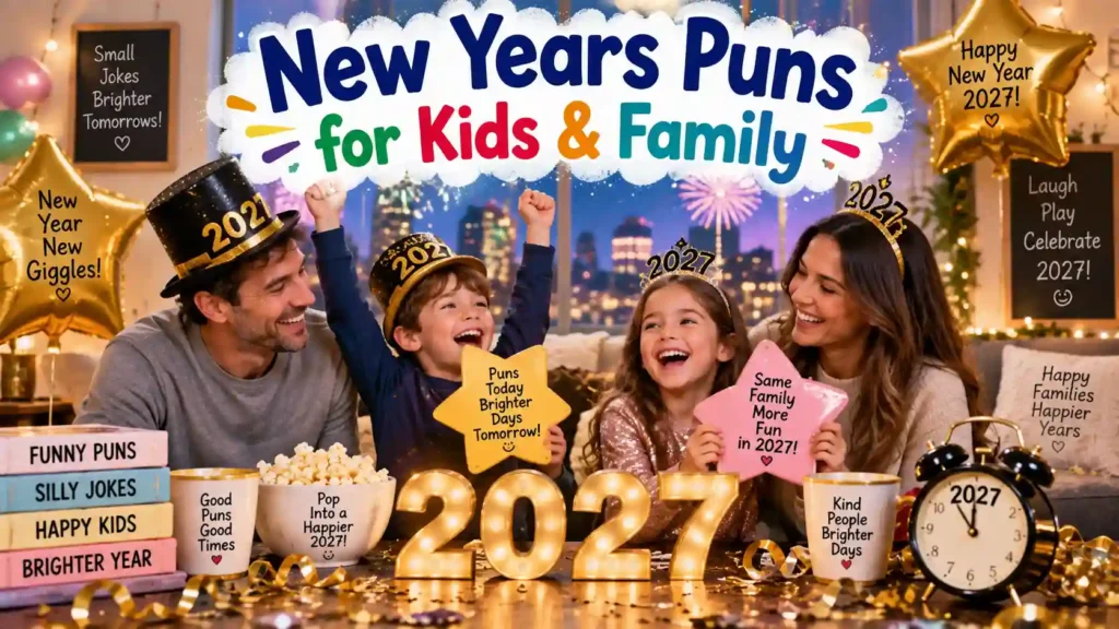  New Years Puns for Kids & Family