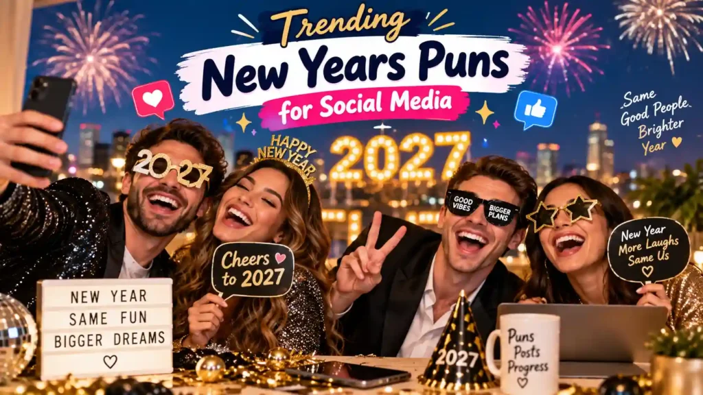 Trending New Years Puns for Social Media