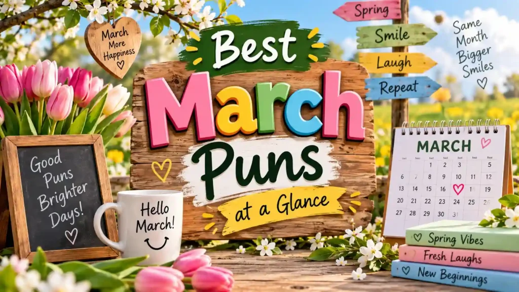Best March Puns at a Glance
