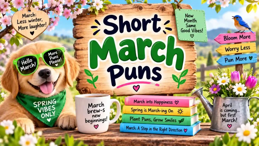 Cute March Puns