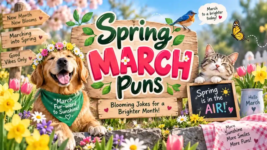 Spring March Puns