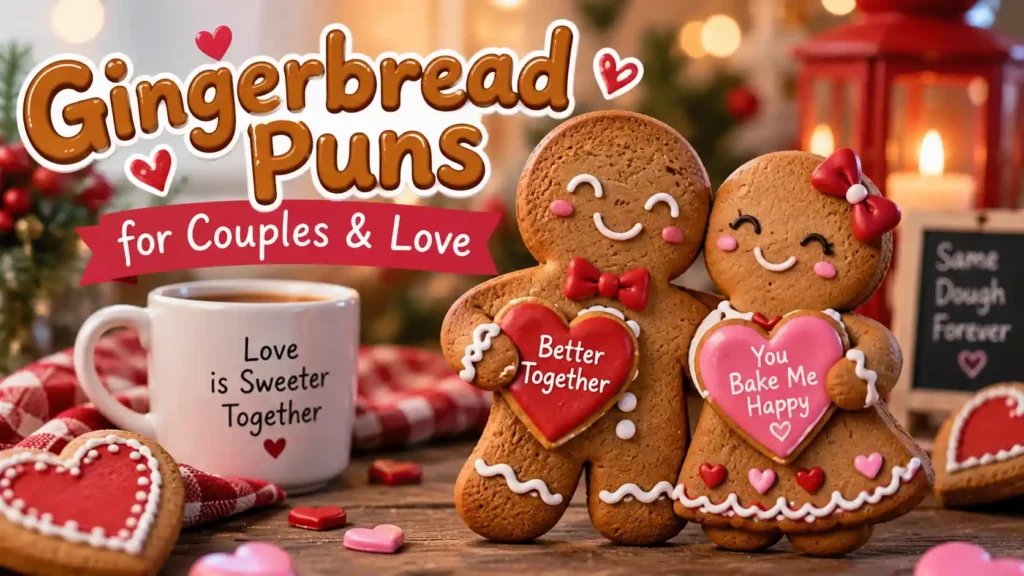 Gingerbread Puns for Couples & Love