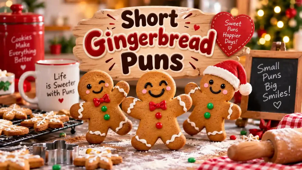 Short Gingerbread Puns