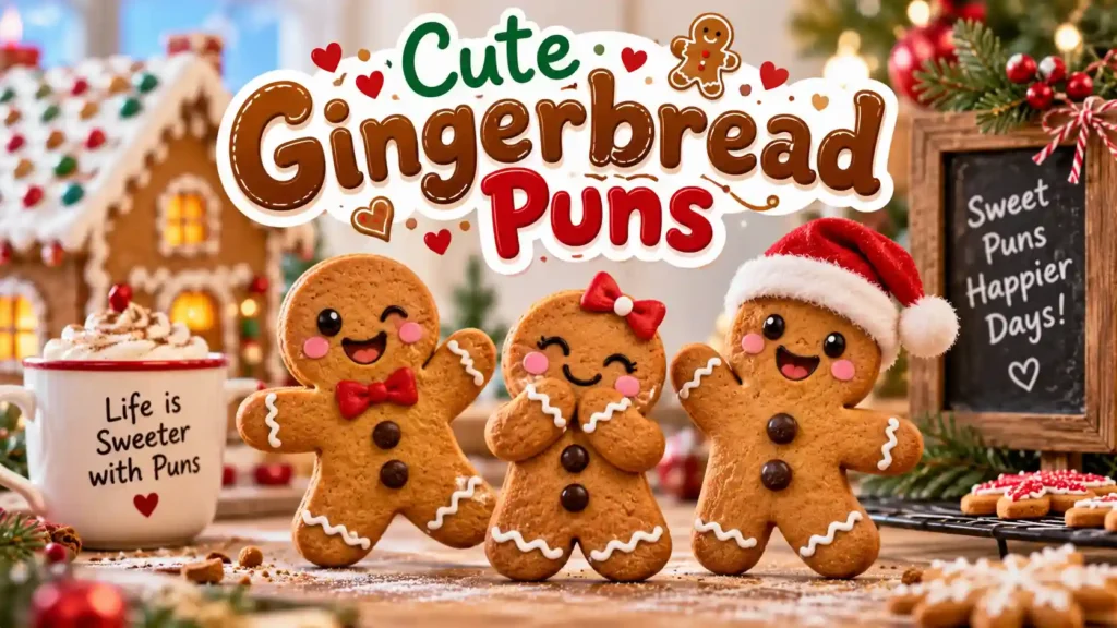 Cute Gingerbread Puns