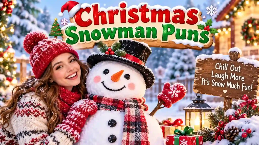 Christmas Snowman Puns