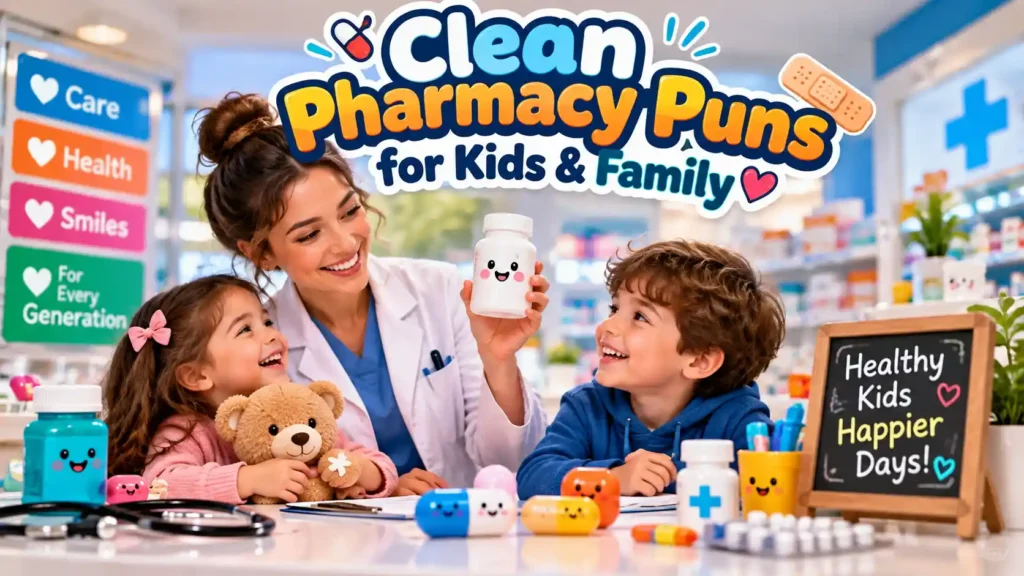 Clean Pharmacy Puns for Kids & Family
