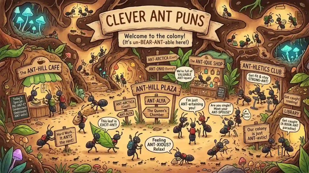 Clever Ant Puns