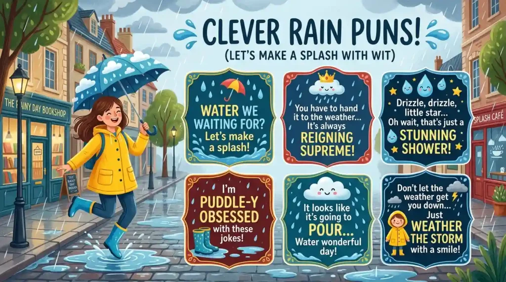Clever Rain Puns