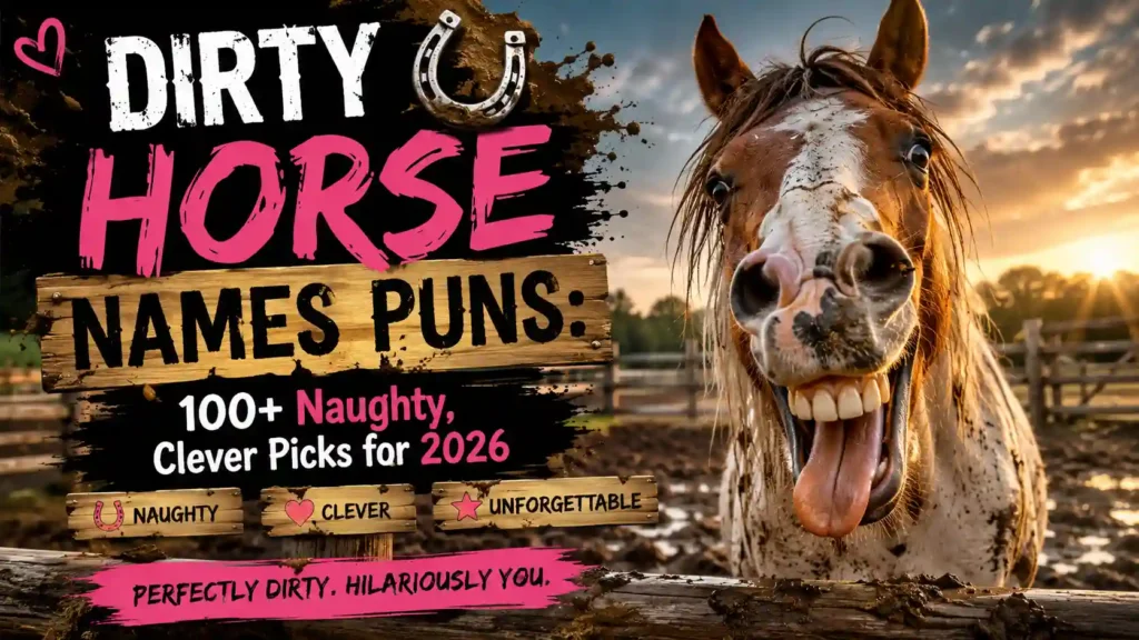 dirty horse names puns