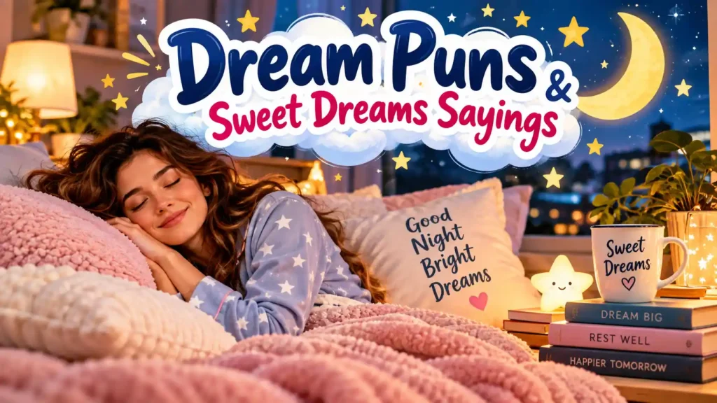 Dream Puns & Sweet Dreams Sayings