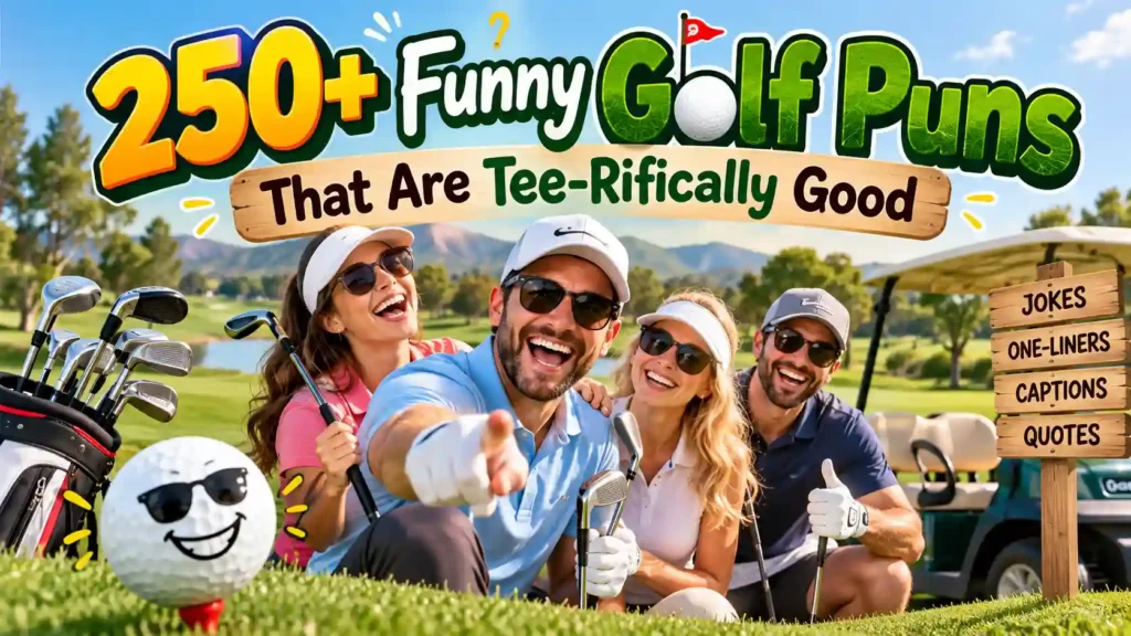 funny golf puns