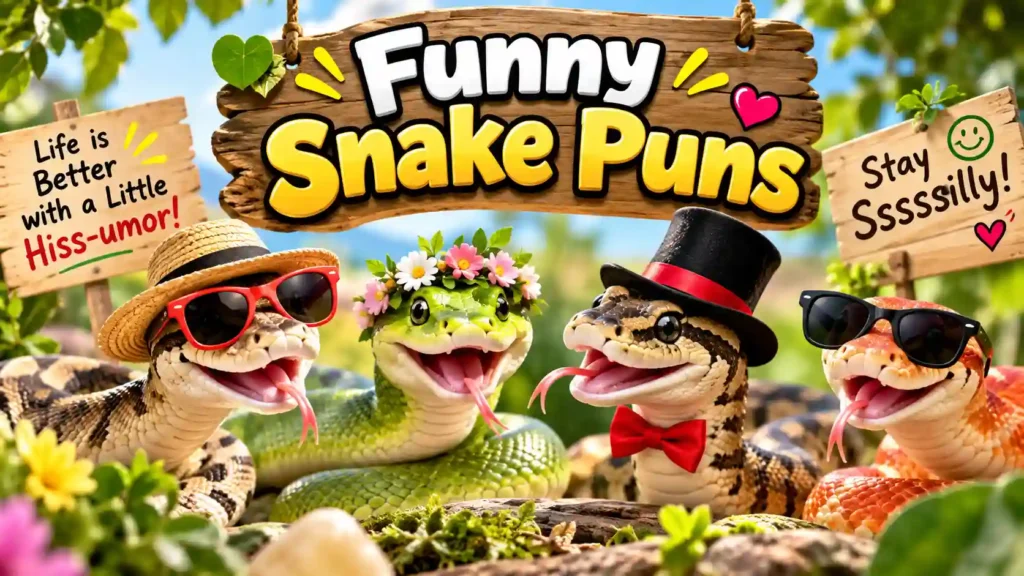 Funny Snake Puns