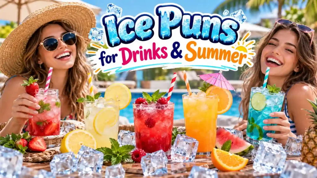 Ice Puns for Drinks & Summer