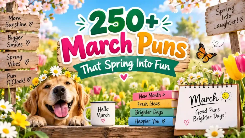march puns
