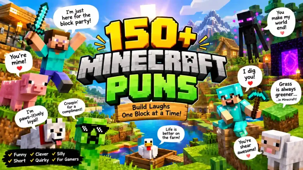 Minecraft Puns