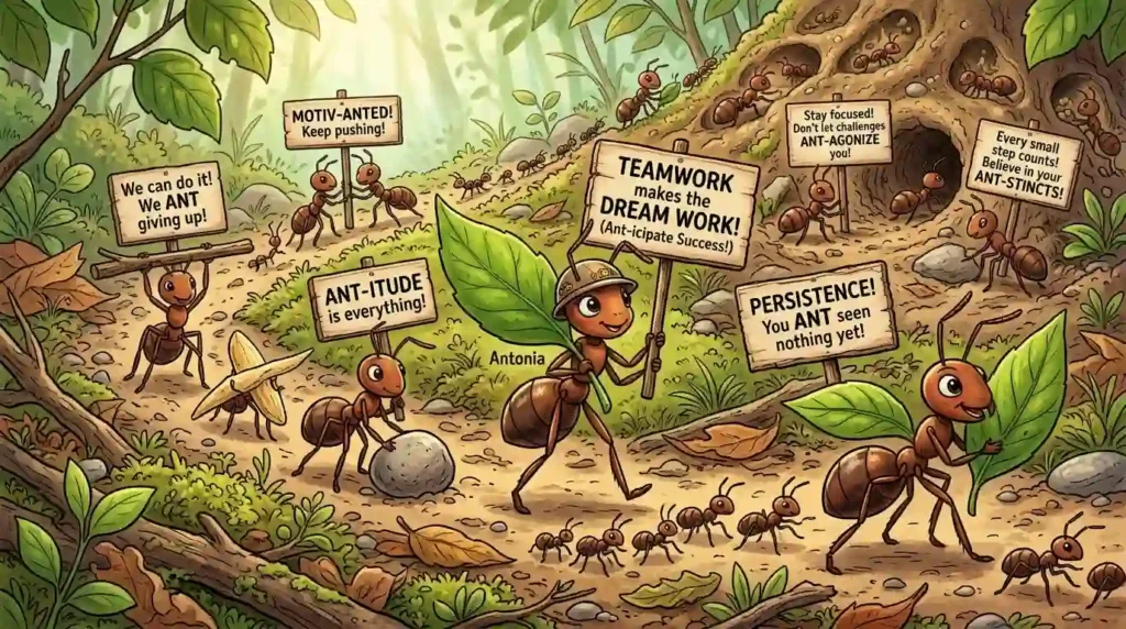  Motivational Ant Puns