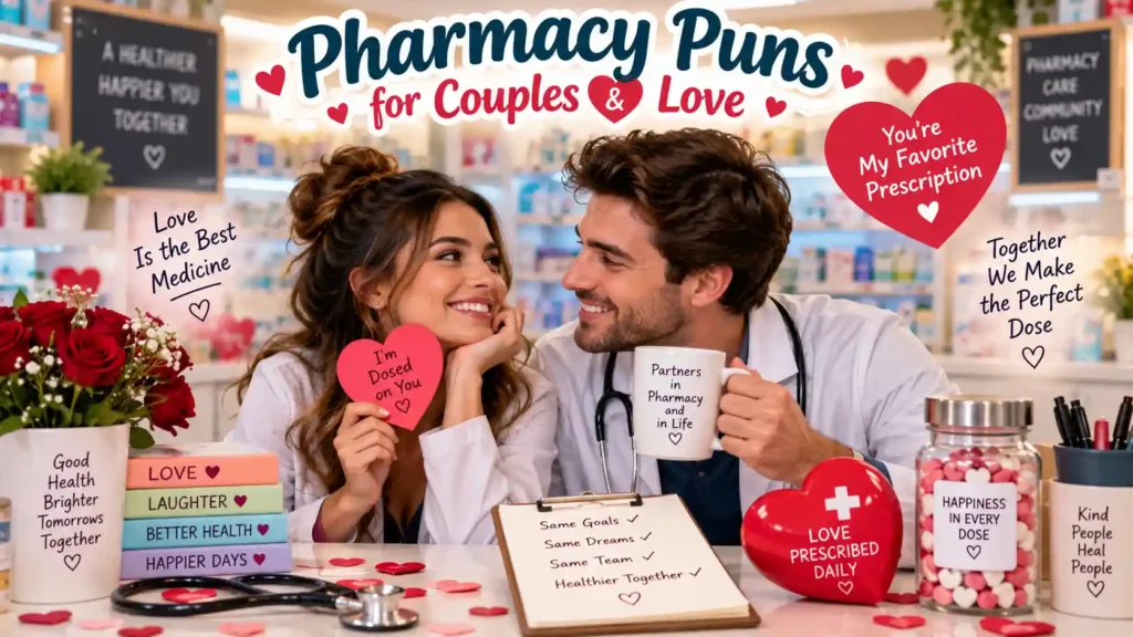 Pharmacy Puns for Couples & Love