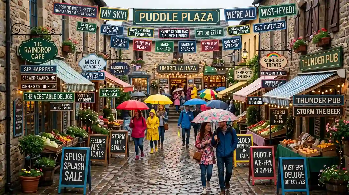 rain puns