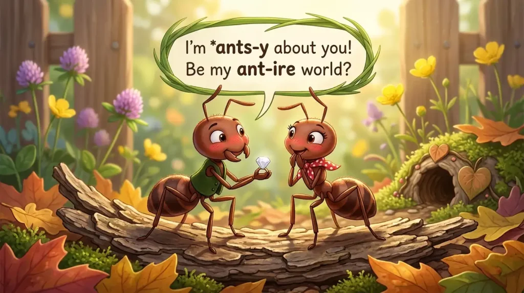 Romantic Ant Puns