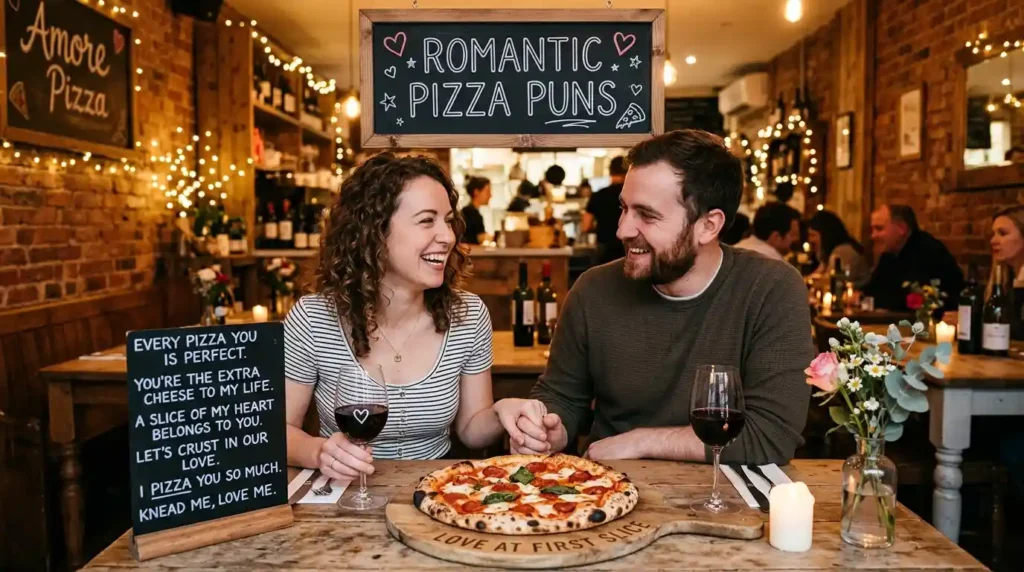 Romantic Pizza Puns