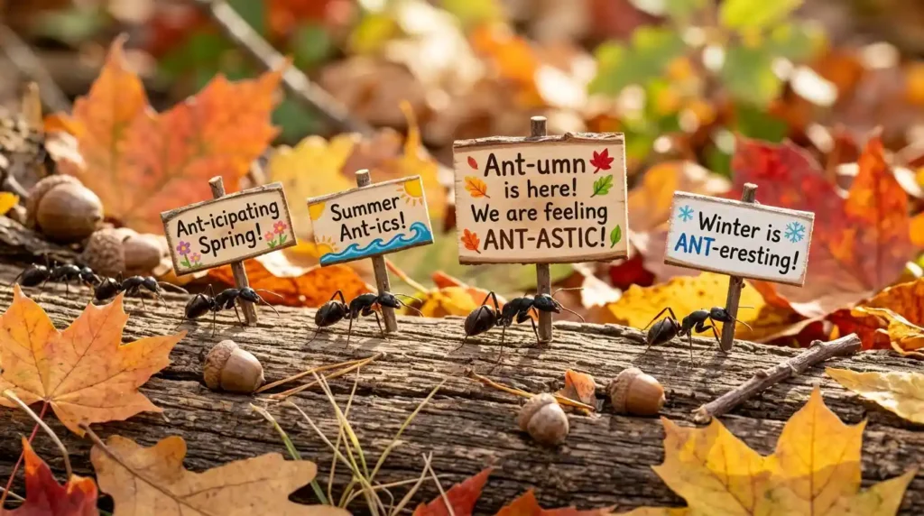 Seasonal Ant Puns