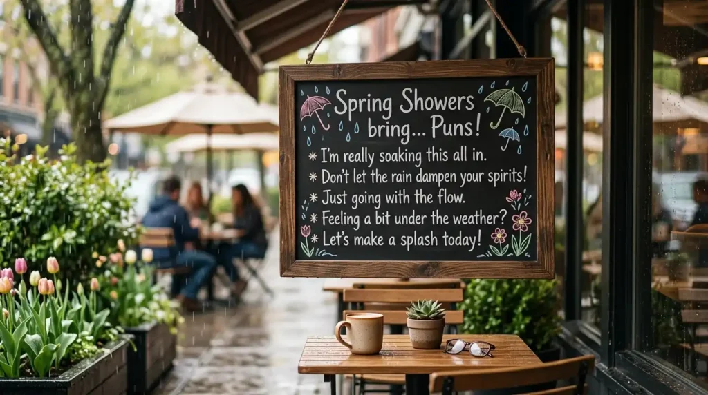 Seasonal Rain Puns