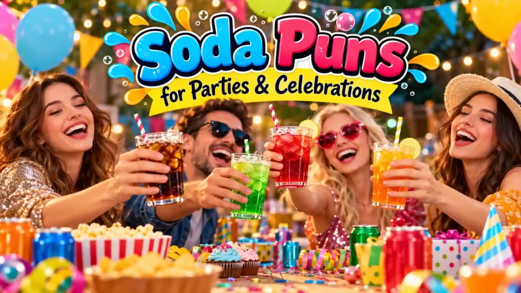 Soda Puns for Parties & Celebrations