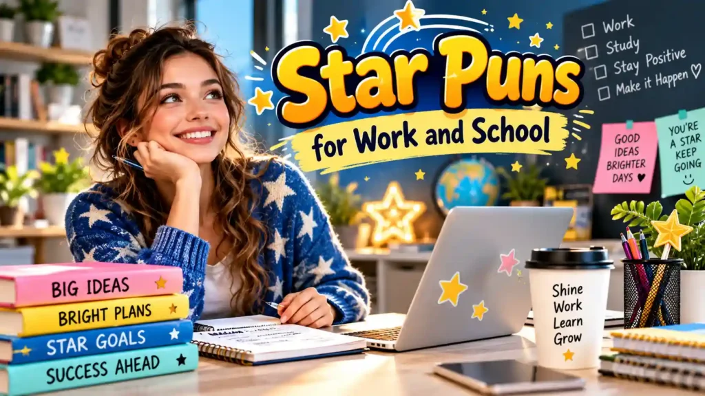  Star Puns for Work and School