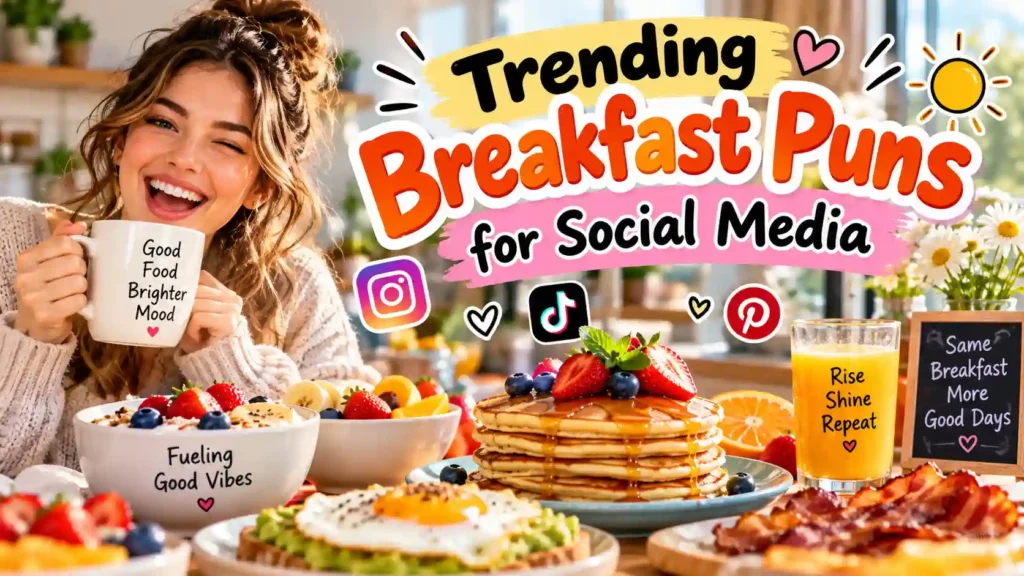Trending Breakfast Puns for Social Media