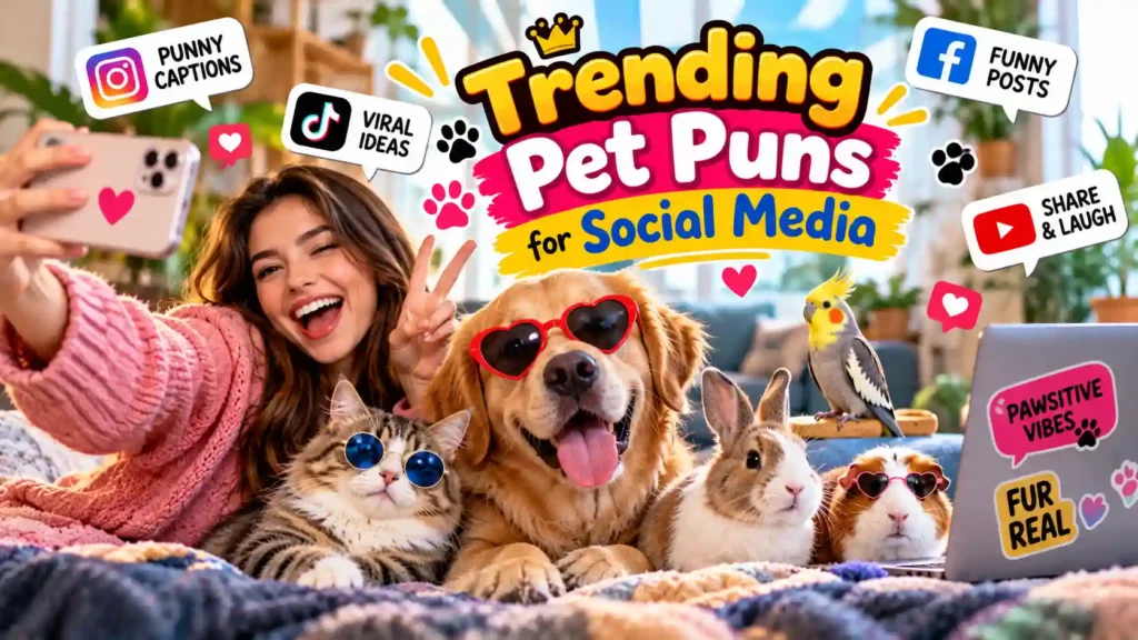 Trending Pet Puns for Social Media