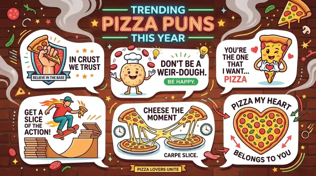 Trending Pizza Puns This Year