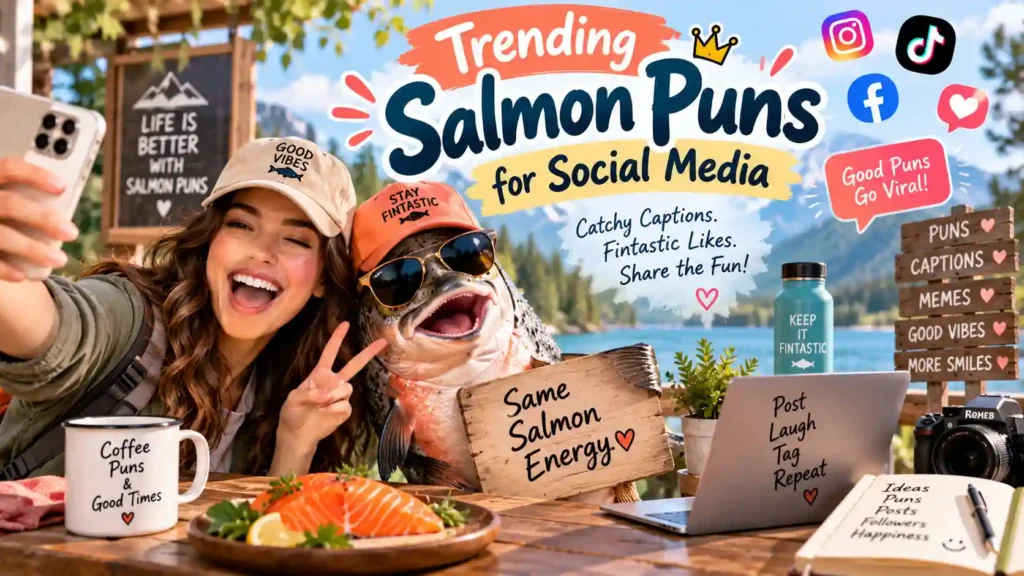 Trending Salmon Puns for Social Media