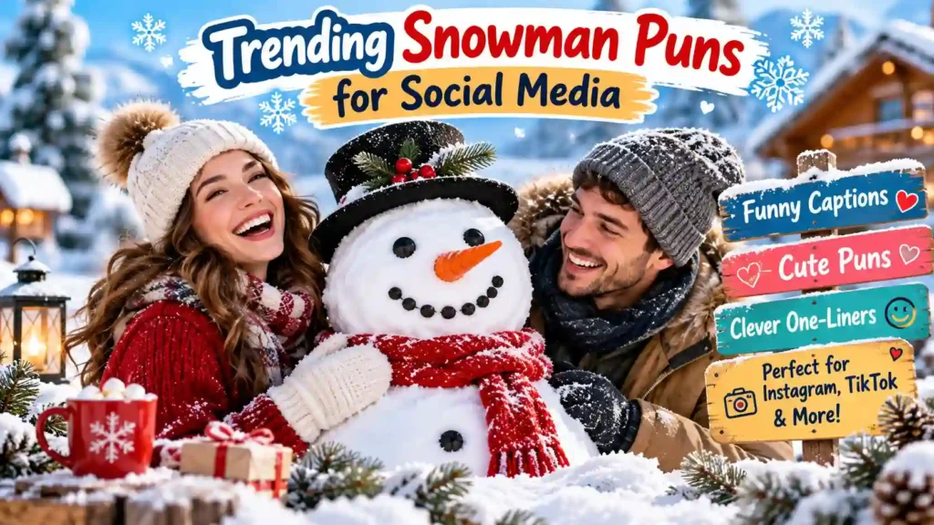Trending Snowman Puns for Social Media