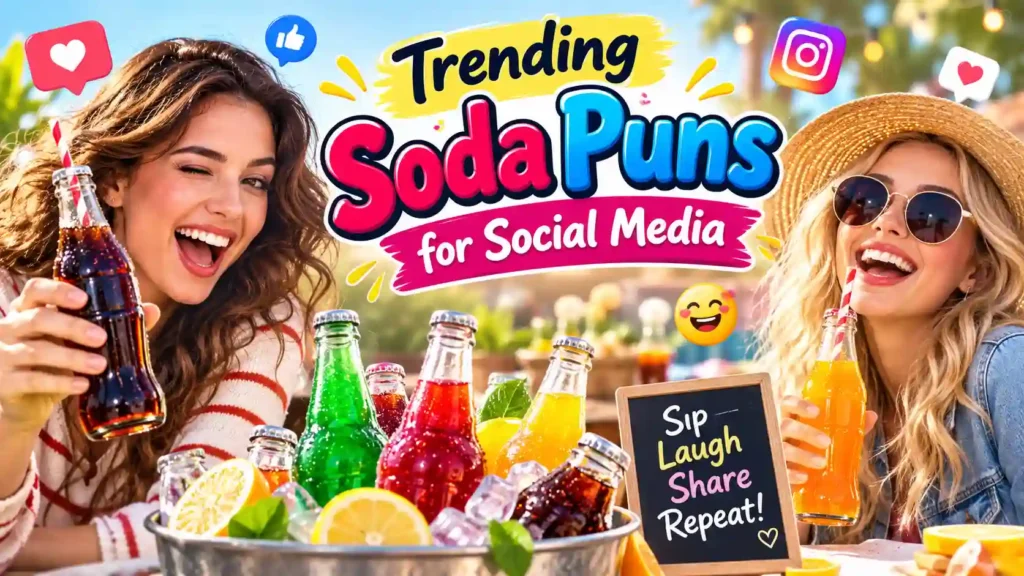 Trending Soda Puns for Social Media