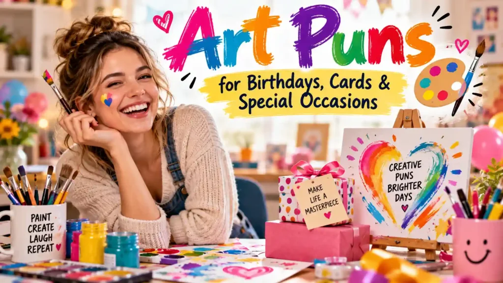 Art Puns for Birthdays, Cards & Special Occasions