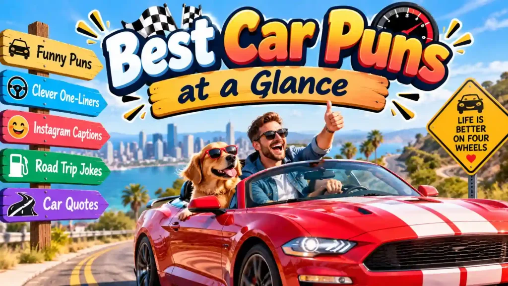 Best Car Puns at a Glance