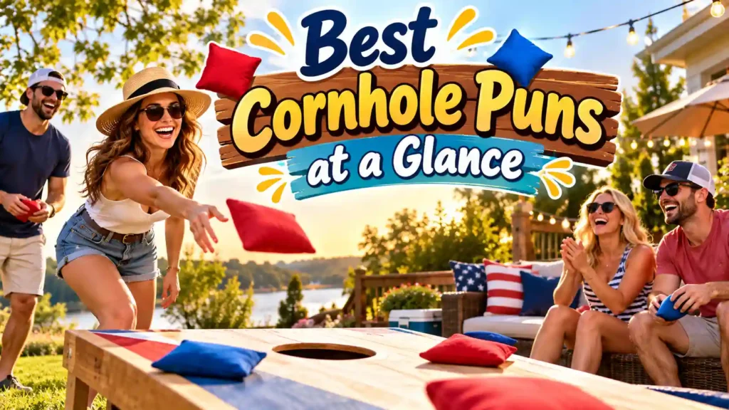 Best Cornhole Puns at a Glance