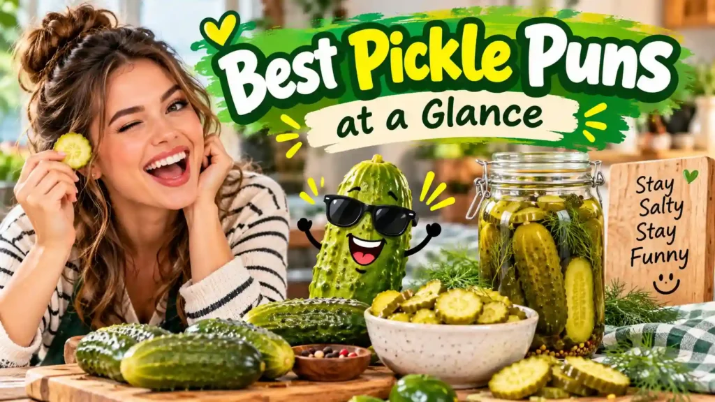Best Pickle Puns at a Glance