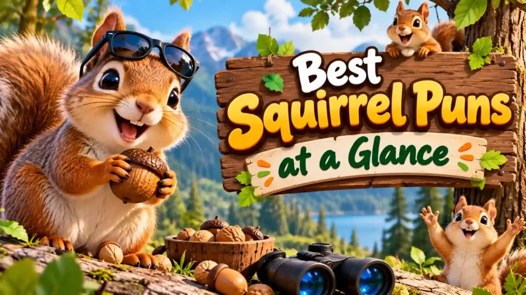Best Squirrel Puns at a Glance