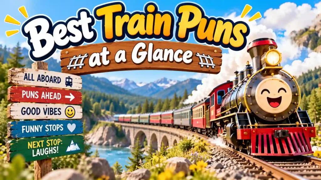  Best Train Puns at a Glance