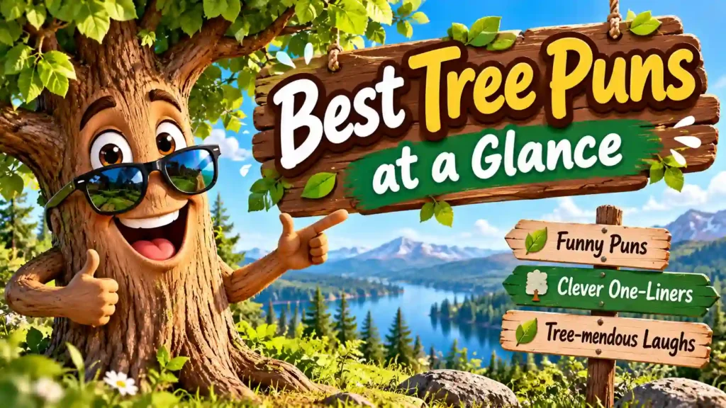 Best Tree Puns at a Glance