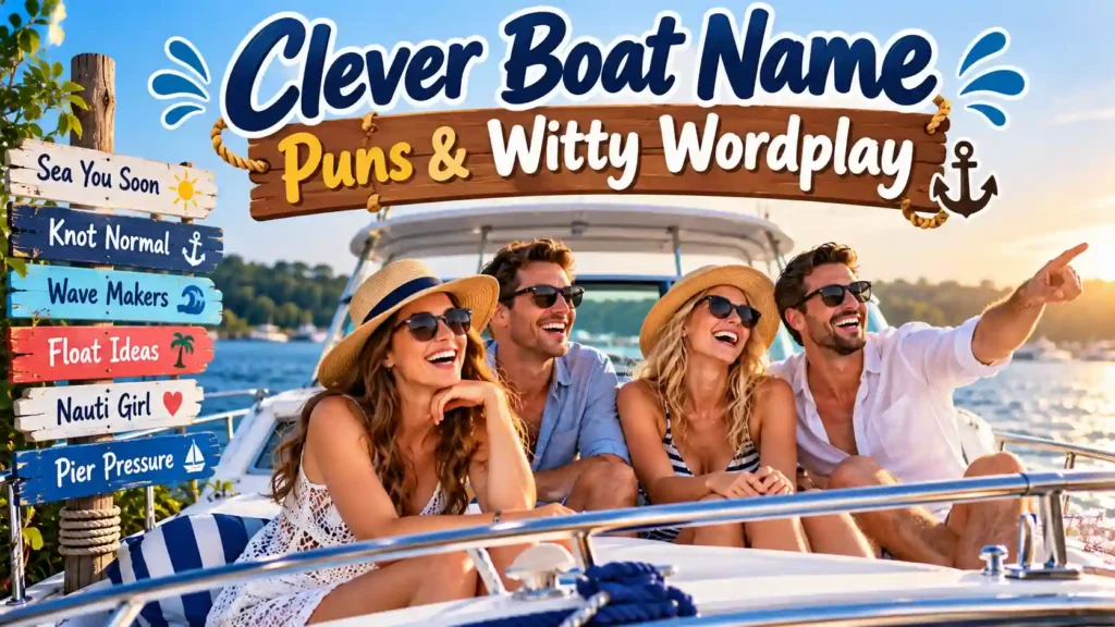 Clever Boat Name Puns & Witty Wordplay