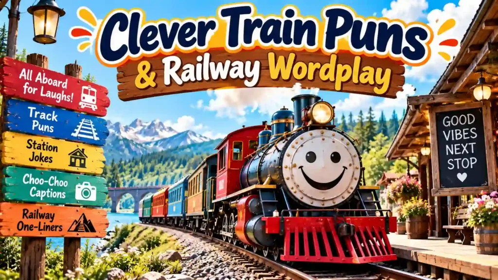 Clever Train Puns & Railway Wordplay