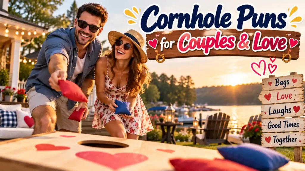  Cornhole Puns for Couples & Love