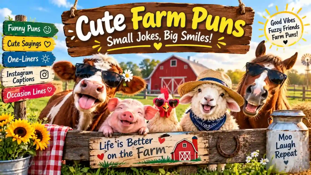Cute Farm Puns