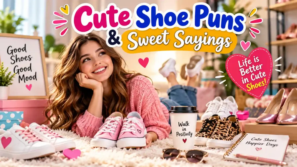 Cute Shoe Puns & Sweet Sayings