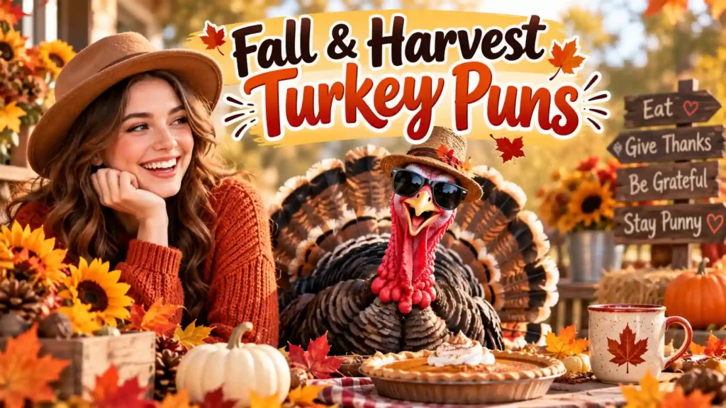  Fall & Harvest Turkey Puns