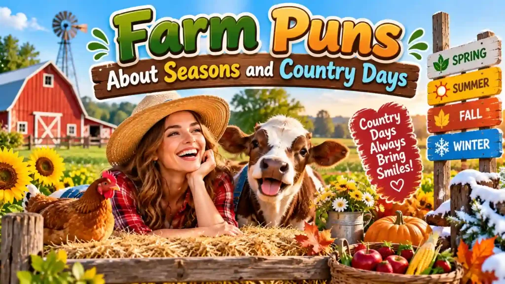 Farm Puns About Seasons and Country Days