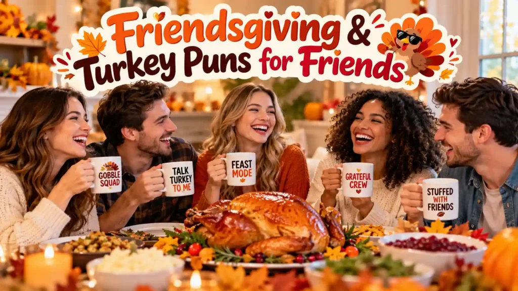 Friendsgiving & Turkey Puns for Friends